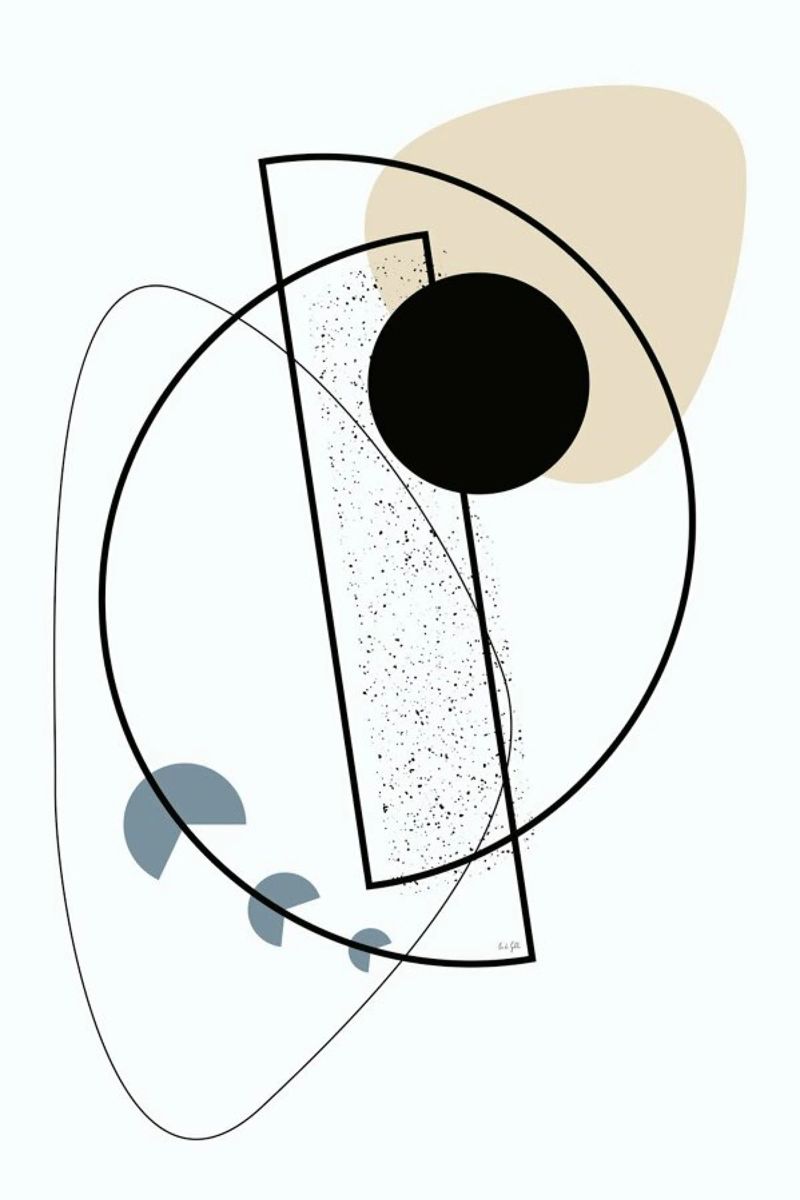 Geometric Mobile poster by Linda Gobeta