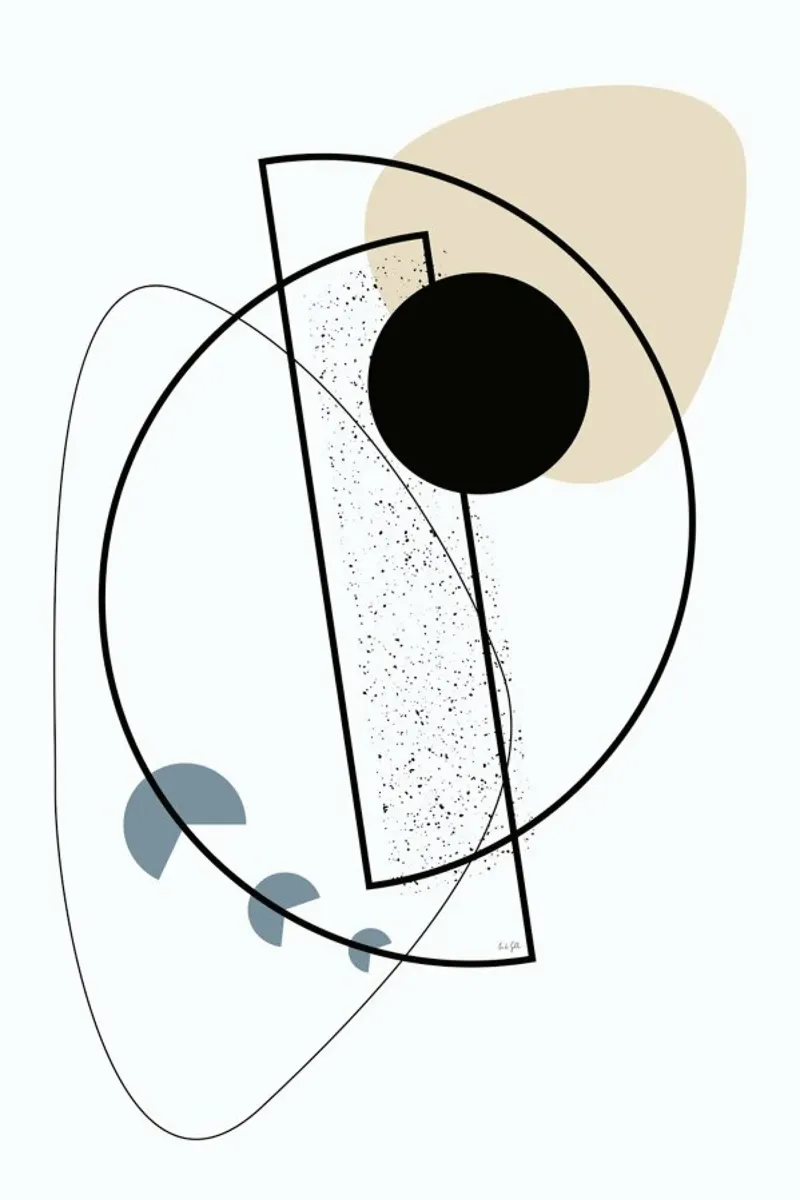 Geometric Mobile carta hahnemühle da Linda Gobeta