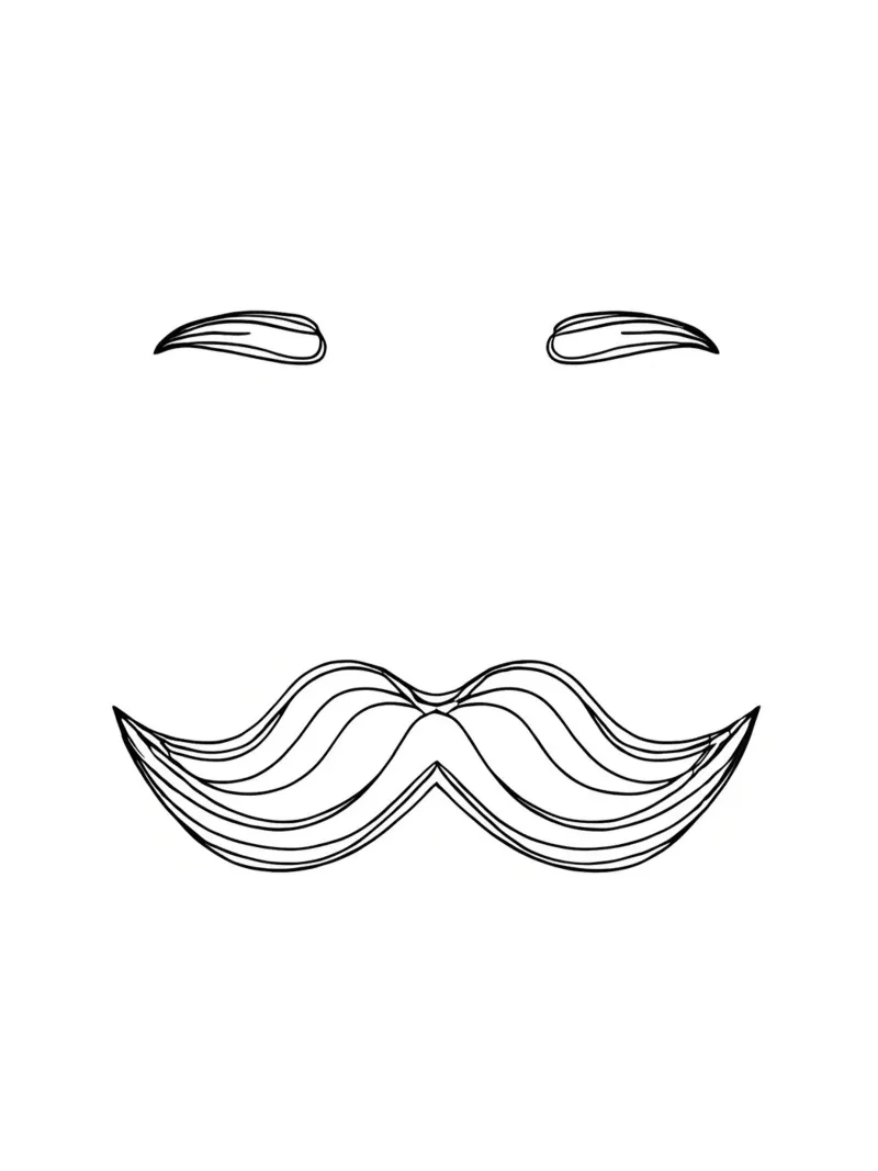 Festa del papà - Line art minimalista pellicola backlit da Viv Line Art