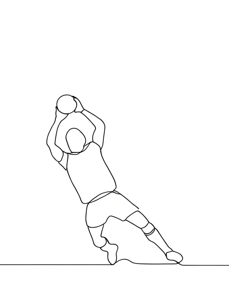 Portiere - Line art minimalista pellicola backlit da Viv Line Art