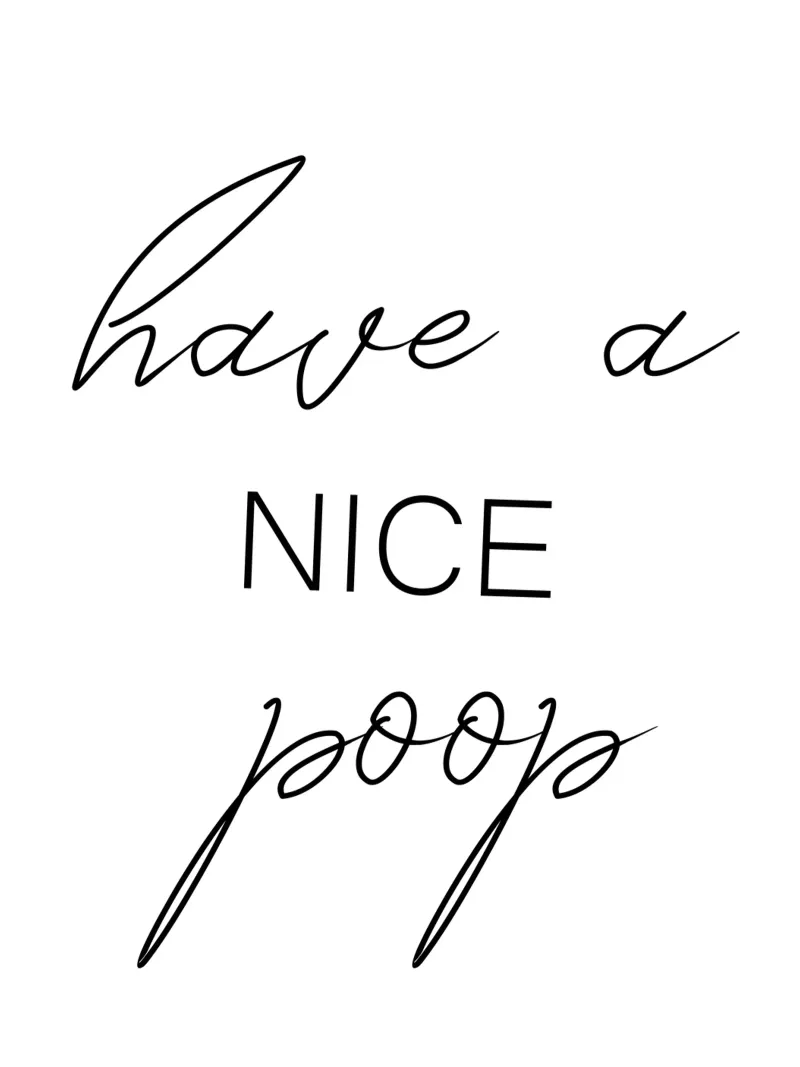 Buona cacca poster con telaio in alluminio da Shark Printables