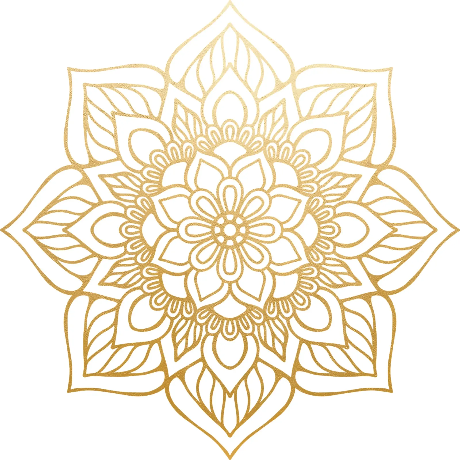Mandala d'oro pellicola backlit da Spiritual Touch