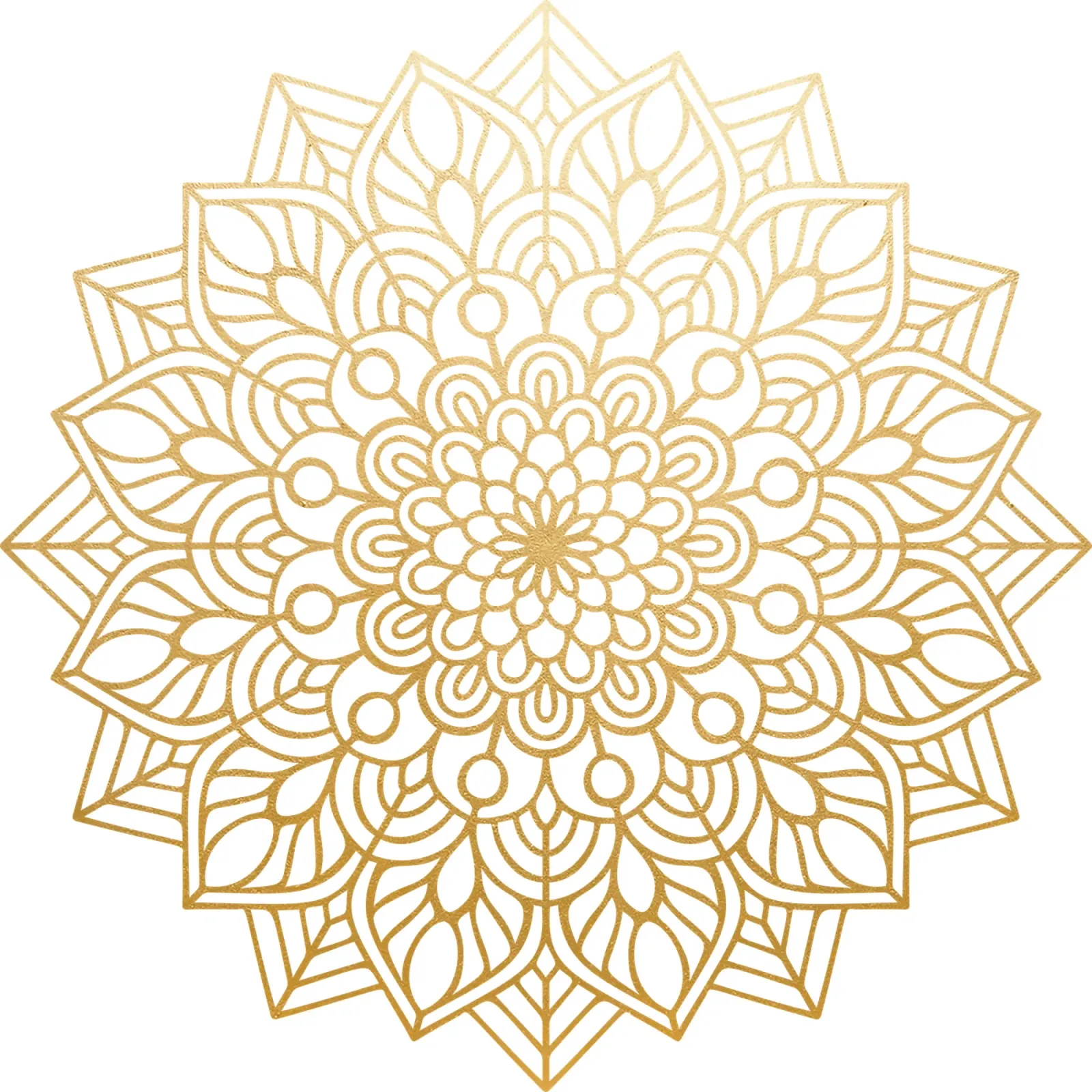 Mandala d'oro pellicola backlit da Spiritual Touch
