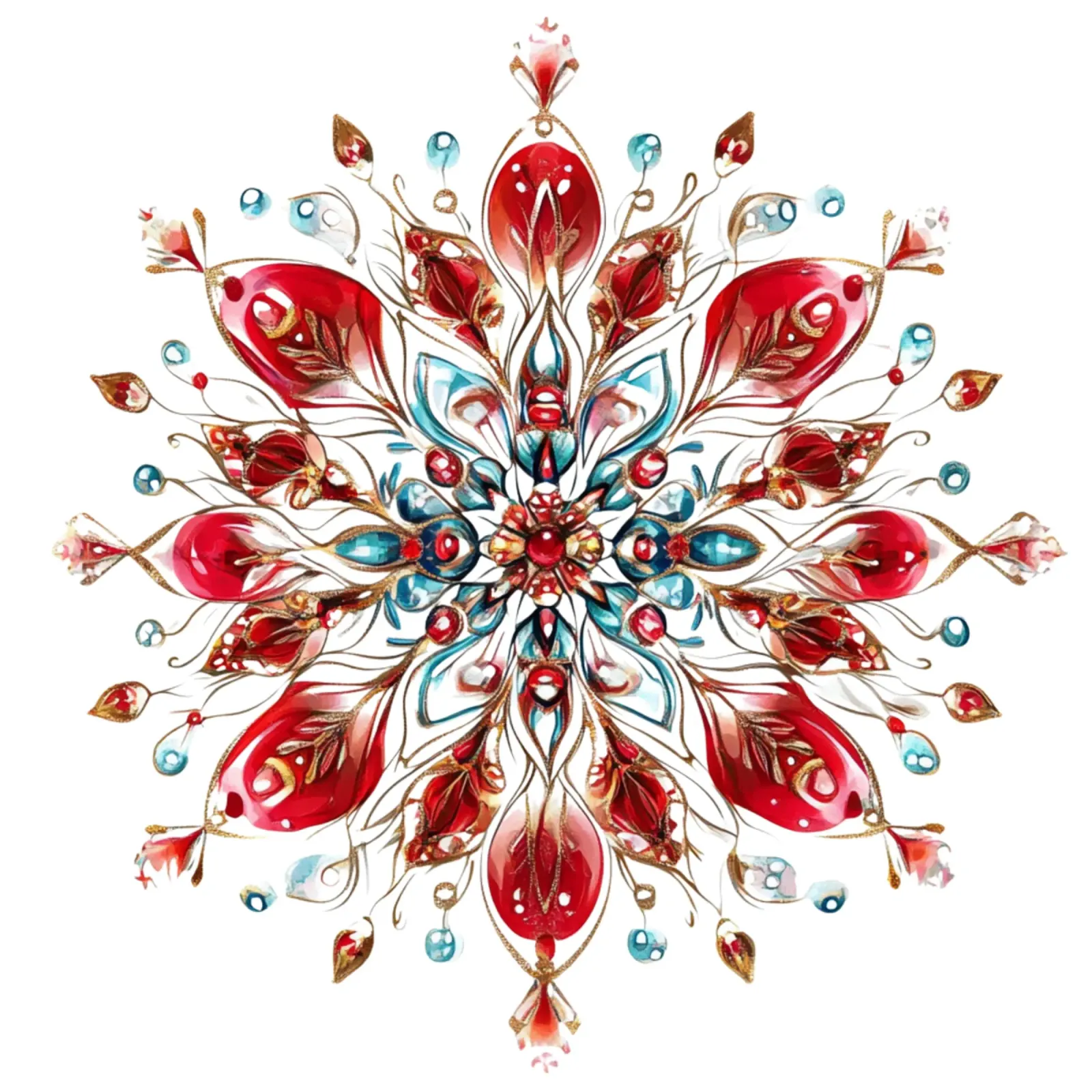 Mandala di Natale pellicola backlit da Spiritual Touch