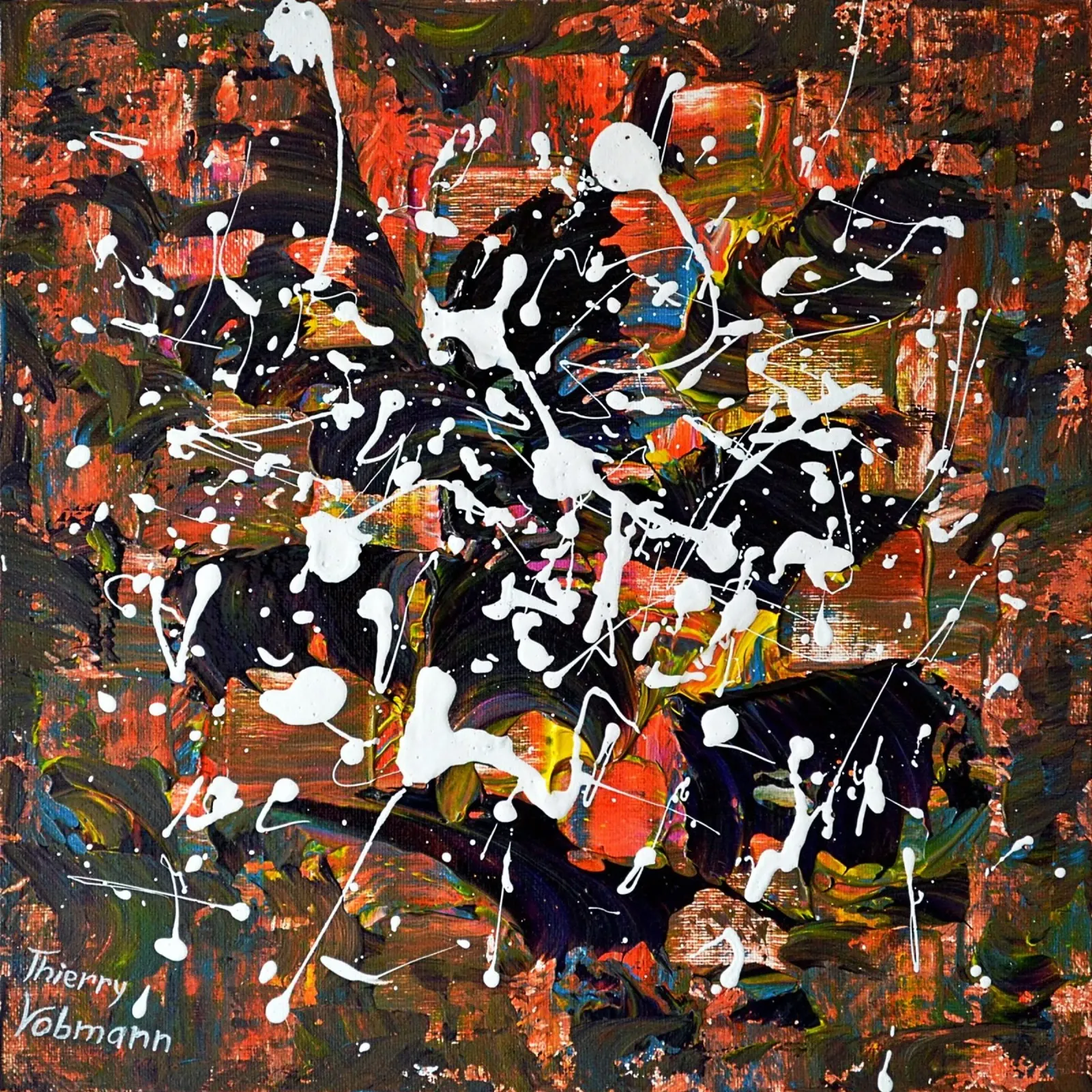 3D DREAM 4 alluminio dibond da Thierry Vobmann Abstract painting