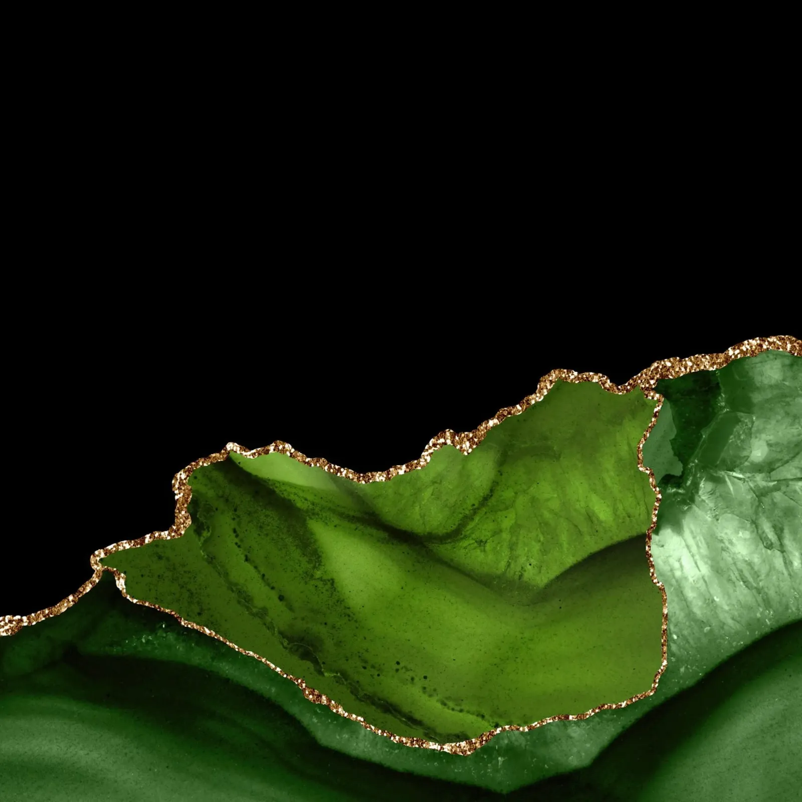 Texture agata verde e oro 06 pellicola backlit da Gemstone Textures