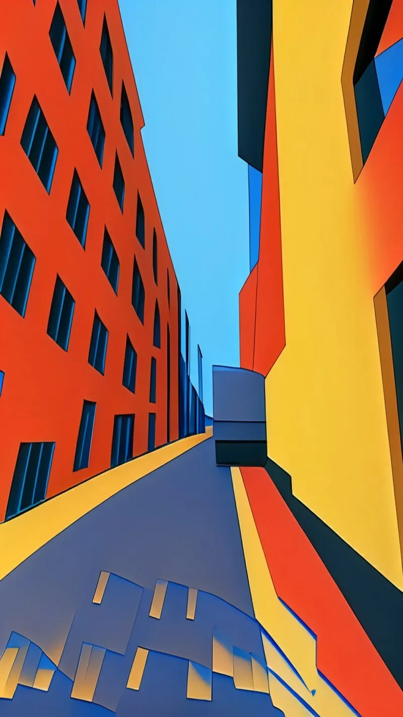 Gasse_1 pellicola backlit da Abstract Art by LK