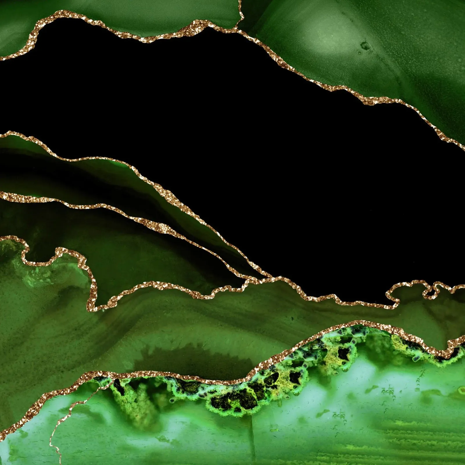 Agata verde e oro Texture 14 pellicola backlit da Gemstone Textures