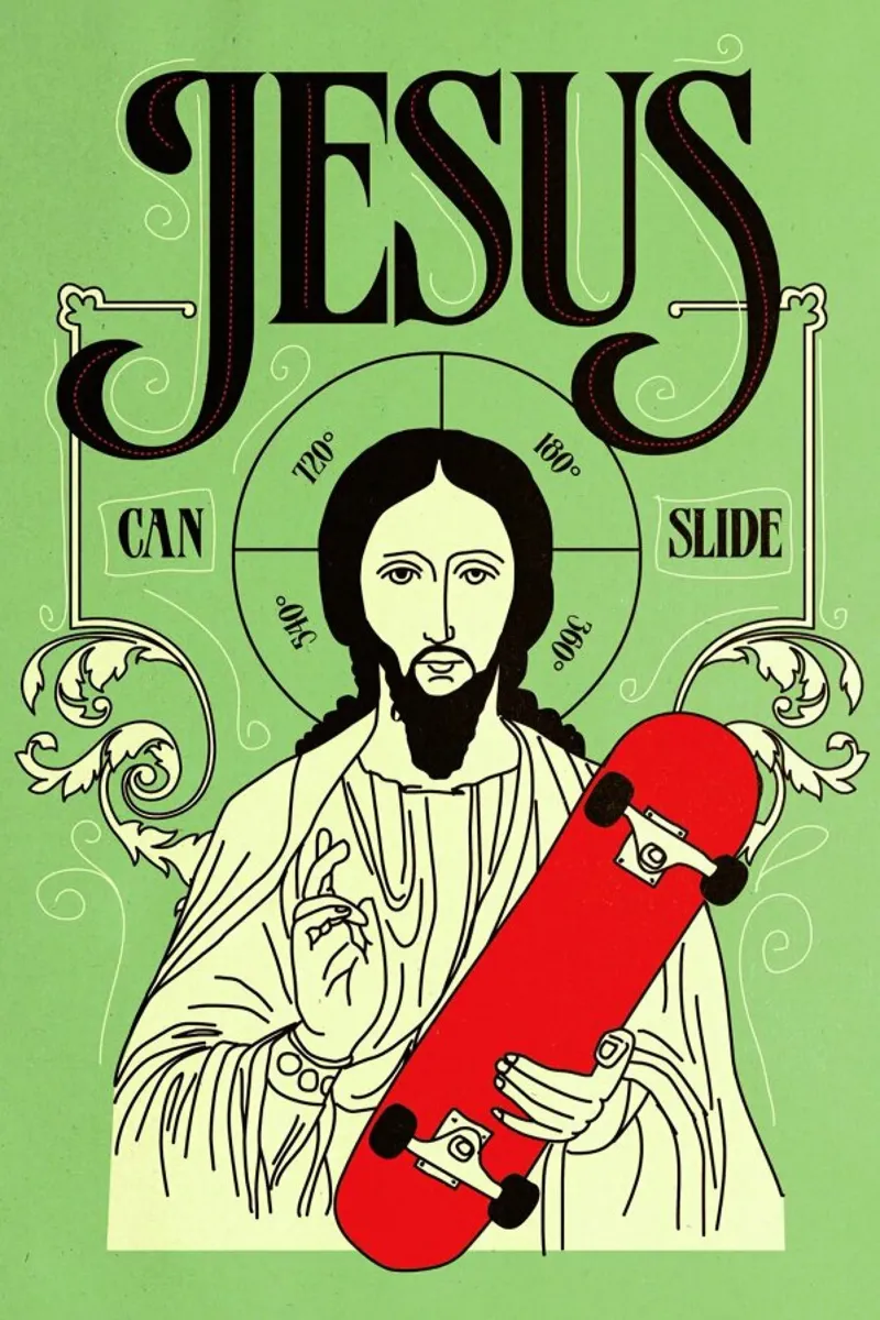 Jesus Can Slide plexiglass da Róbert Farkas