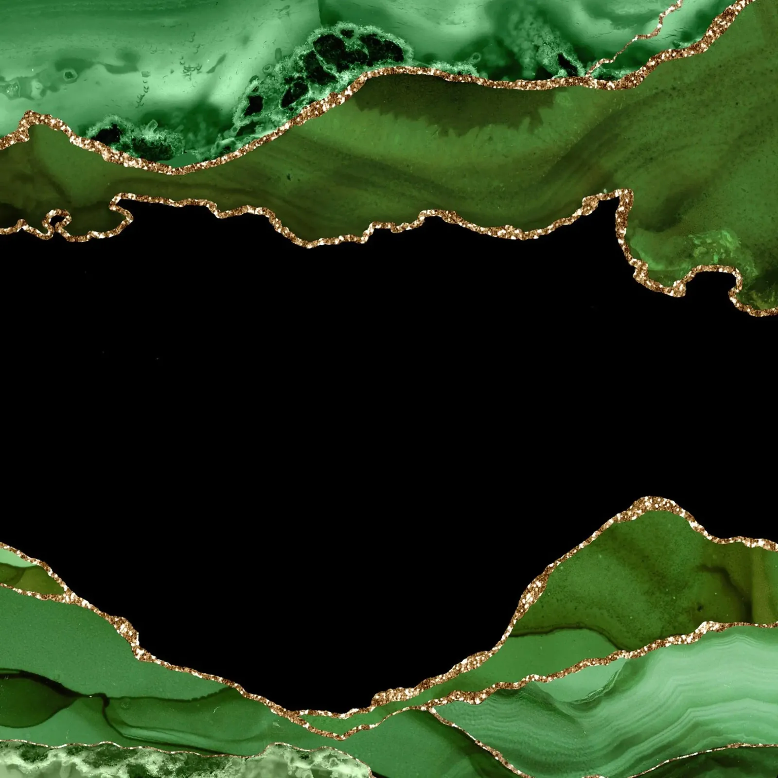 Agata verde e oro 18 pellicola backlit da Gemstone Textures