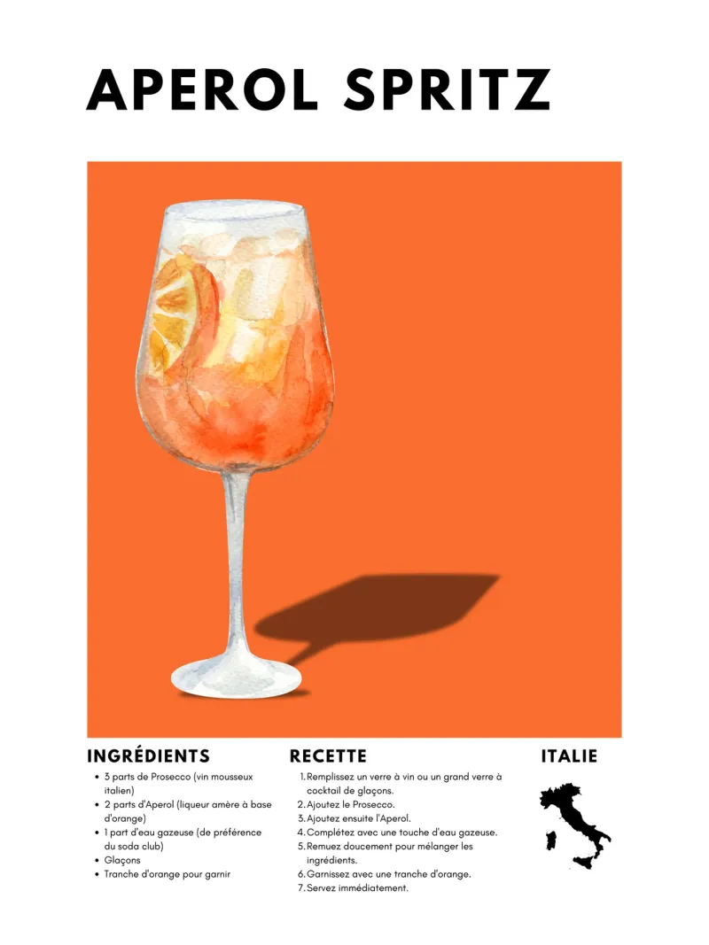 Aperol Spritz pellicola backlit da fltmfrance