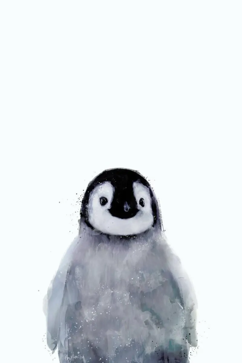 Little Penguin plexiglass da Amy Hamilton