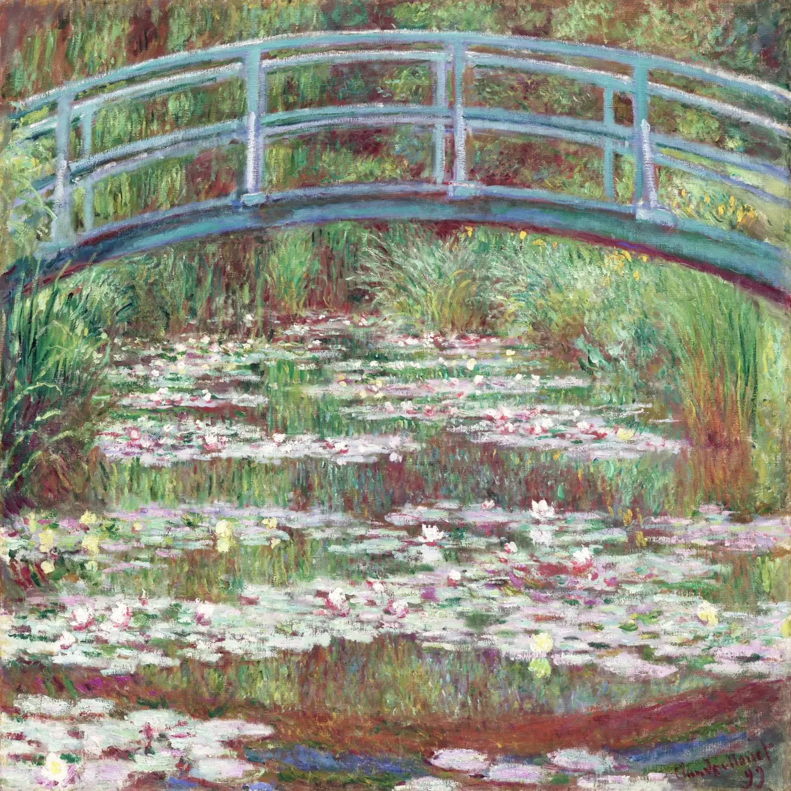 Monet - The Japanese Footbridge carta hahnemühle da apoloprints