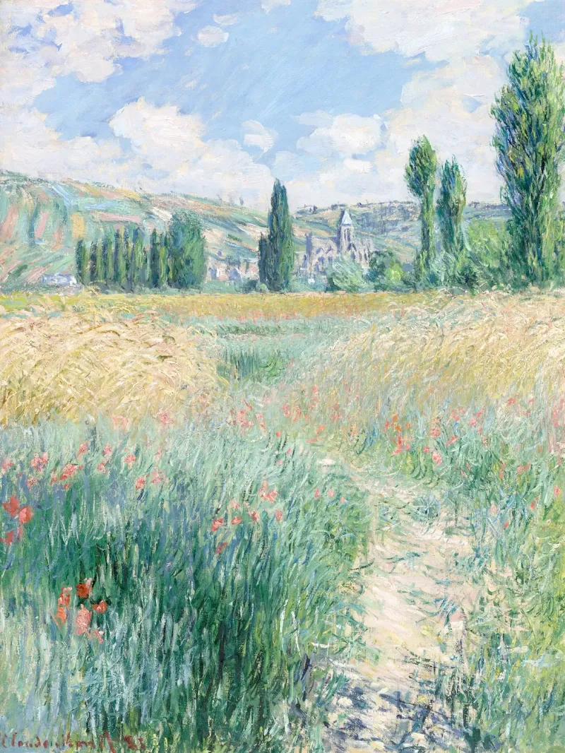 Monet - Path on the Island of Saint Martin plexiglass da apoloprints