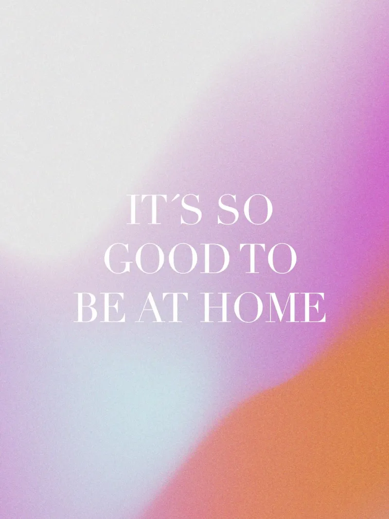 It`s So Good To Be At Home carta hahnemühle da treechild