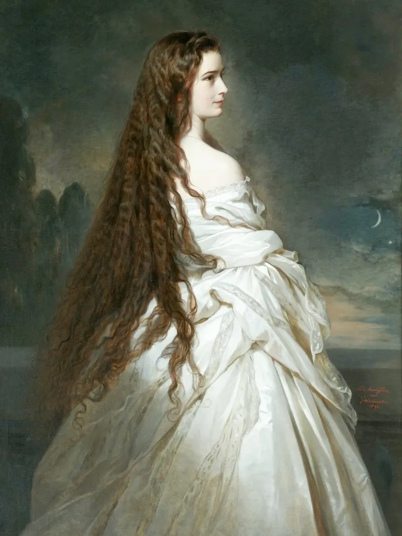 Franz Xaver WinteEmpress - Sisi Elisabetta d'Austria (1865) pellicola backlit da William Store