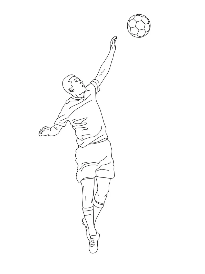 Calcio - Line art minimalista pellicola backlit da Viv Line Art