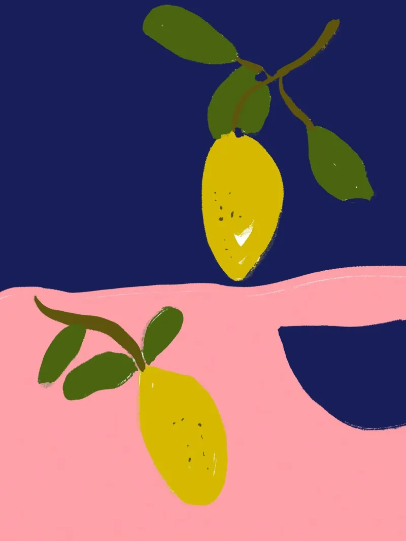 Lemon Summer carta hahnemühle da treechild