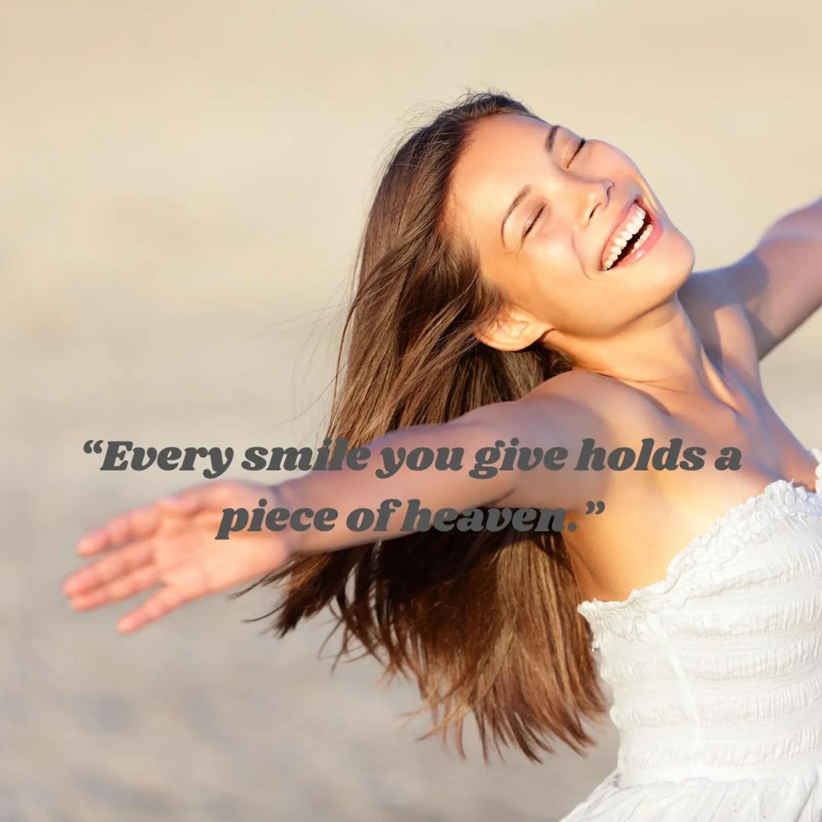 Every smile you give holds a piece of heaven poster da Hearttoheartfeelings