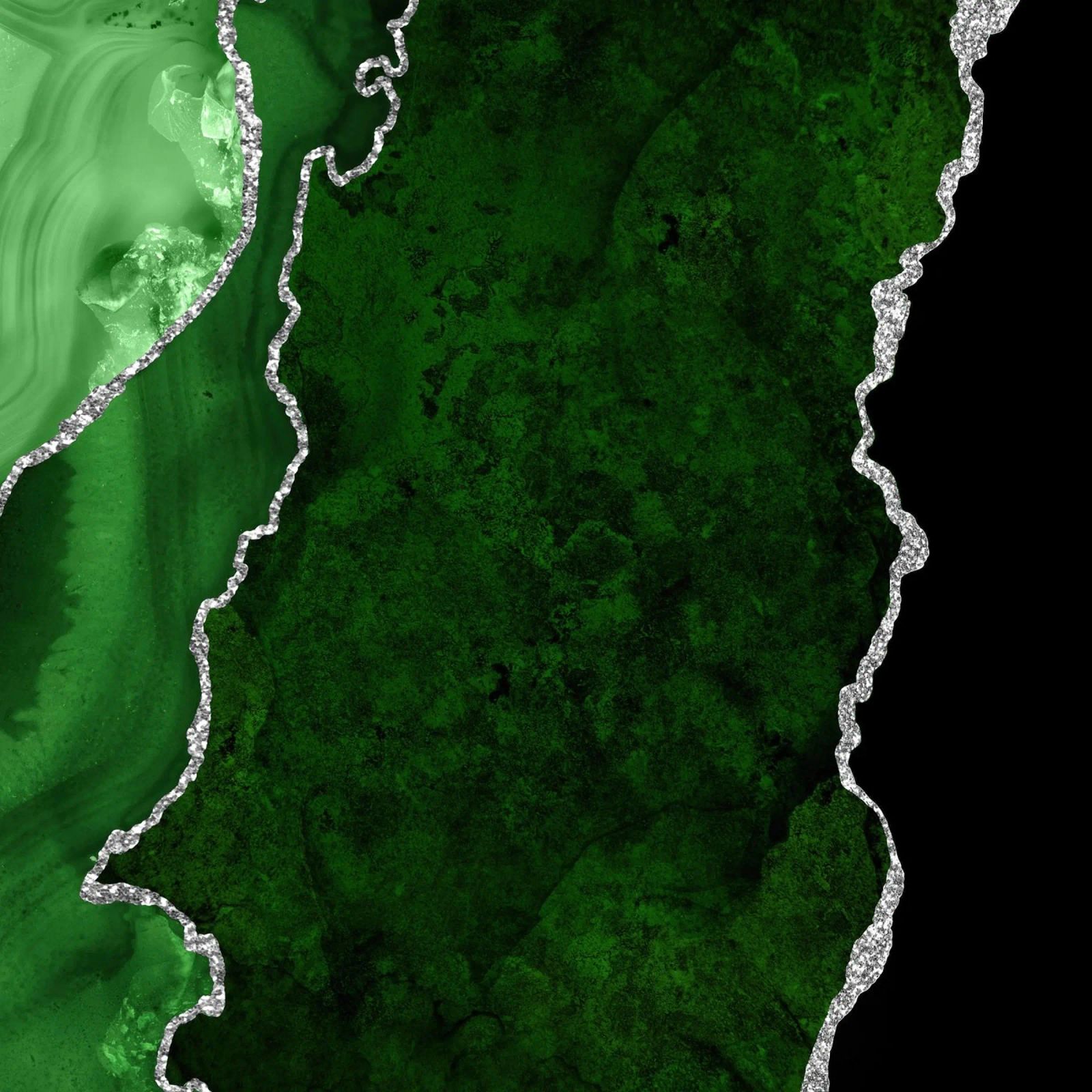 Texture Agata verde e argento 01 plexiglass da Gemstone Textures