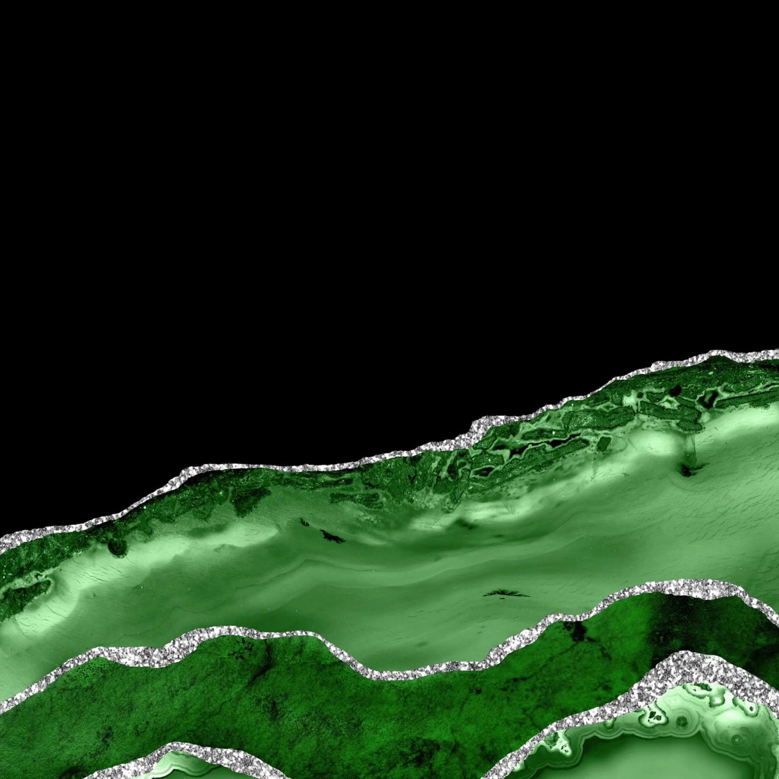 Texture Agata verde e argento 03 plexiglass da Gemstone Textures