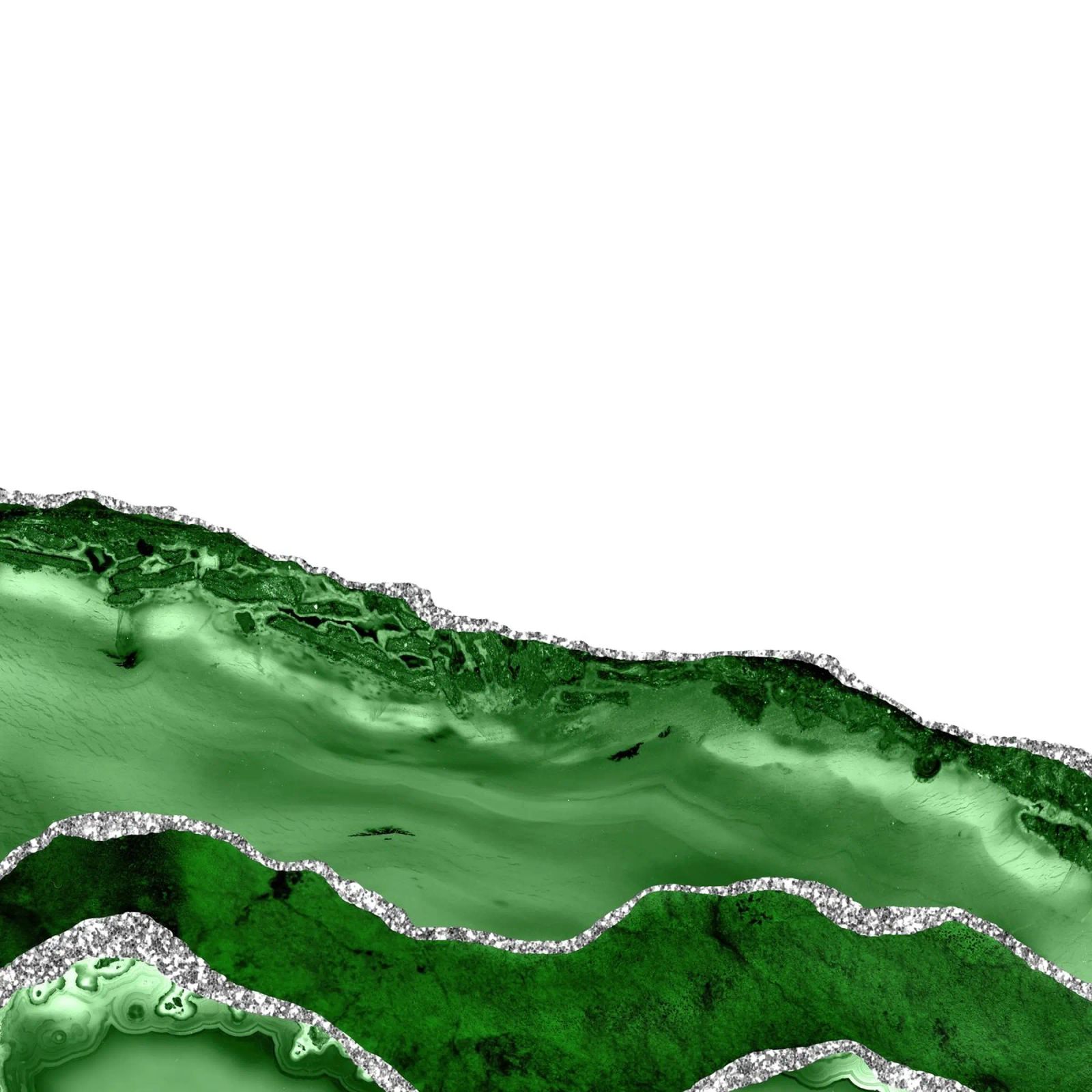 Agata verde e argento Texture 06 plexiglass da Gemstone Textures