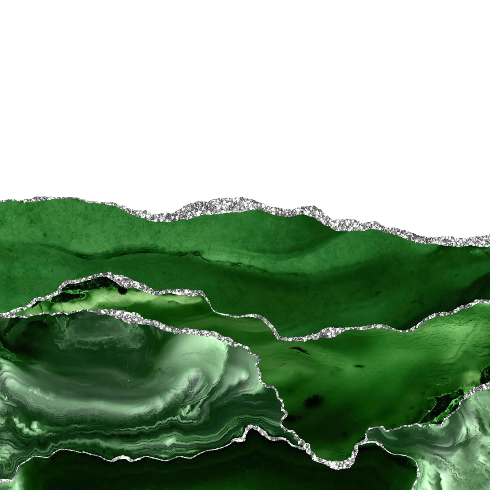 Agata verde e argento Texture 07 tela da Gemstone Textures