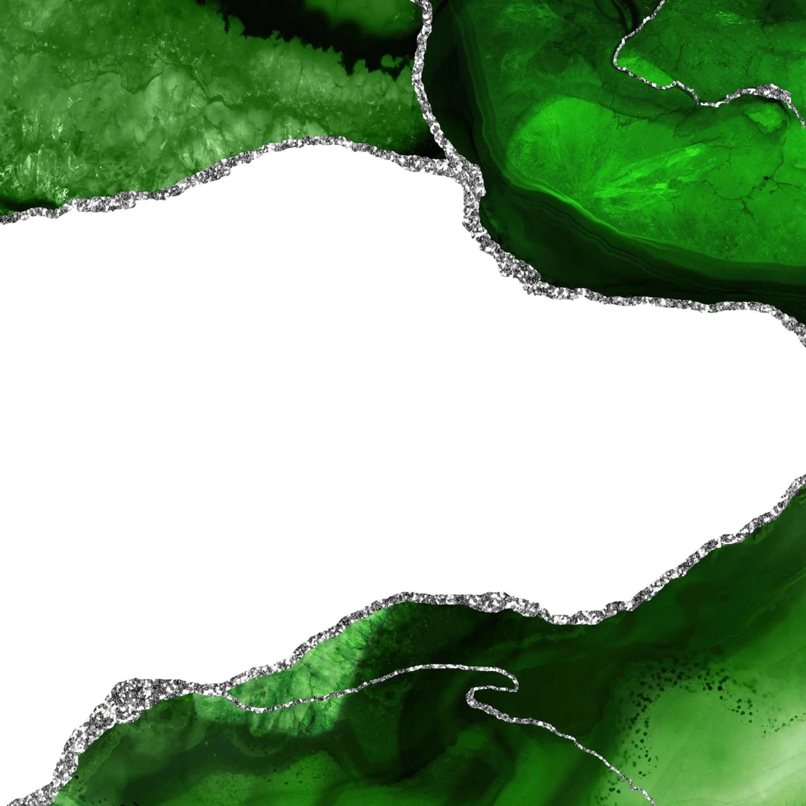 Agata verde e argento Texture 11 plexiglass da Gemstone Textures