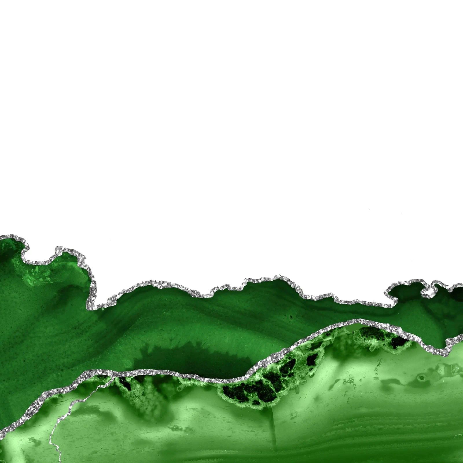 Agata verde e argento Texture 12 plexiglass da Gemstone Textures