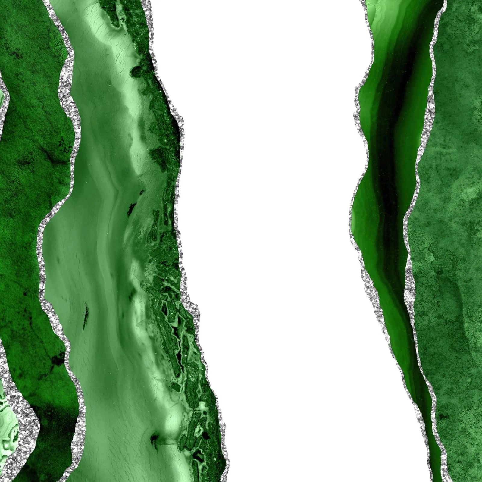Agata verde e argento Texture 14 poster da Gemstone Textures