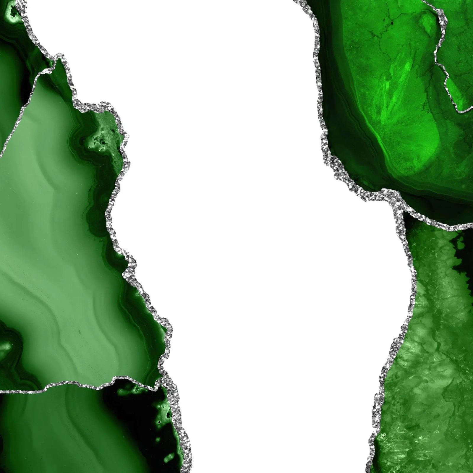 Agata verde e argento Texture 15 plexiglass da Gemstone Textures