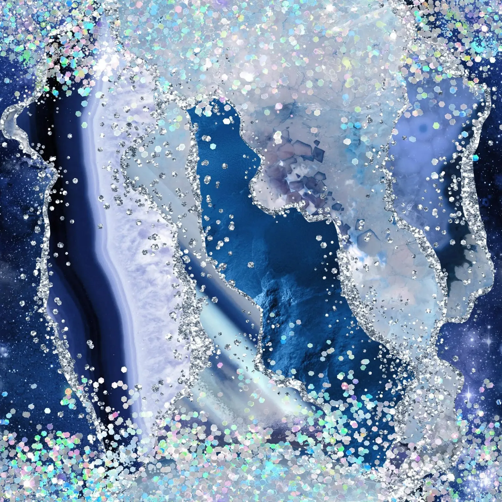 Texture Agata glitterata oceano 03 pellicola backlit da Gemstone Textures