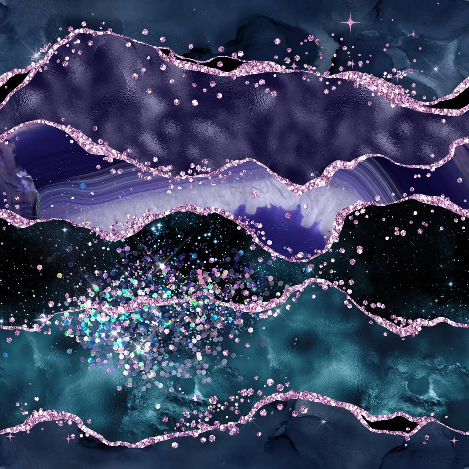 Oceano Glitter Agata Texture 05 pellicola backlit da Gemstone Textures