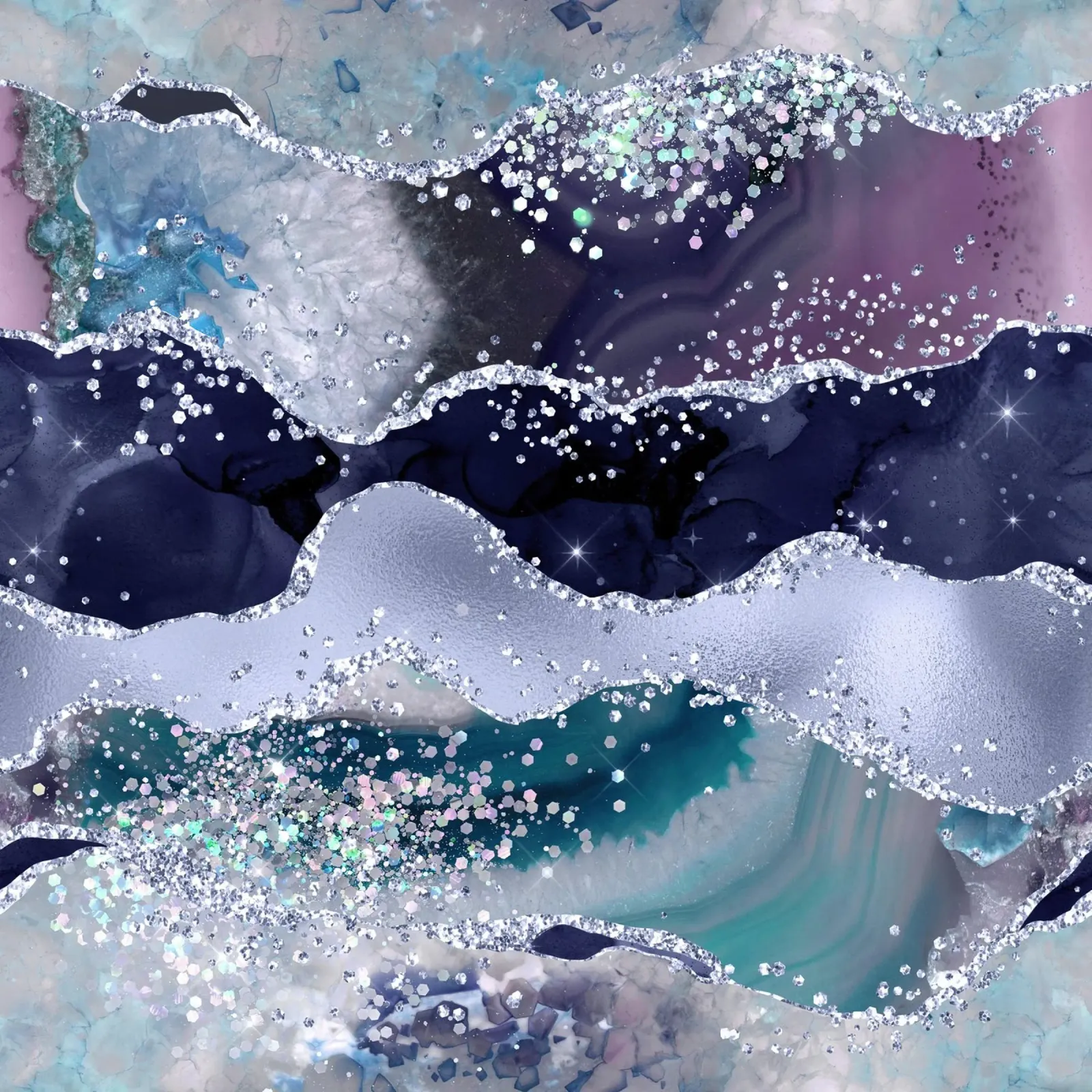 Oceano Glitter Agata Texture 06 pellicola backlit da Gemstone Textures