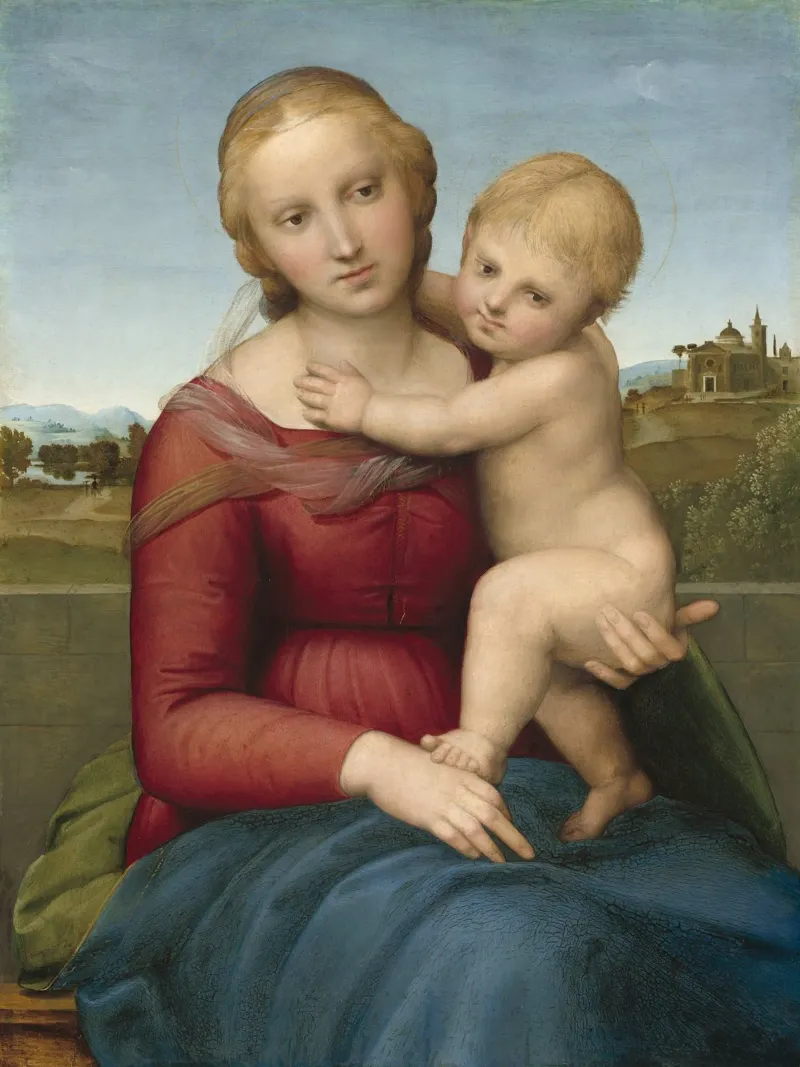 Raffaello - La piccola Madonna di Cowper pellicola backlit da Timeless Artworks