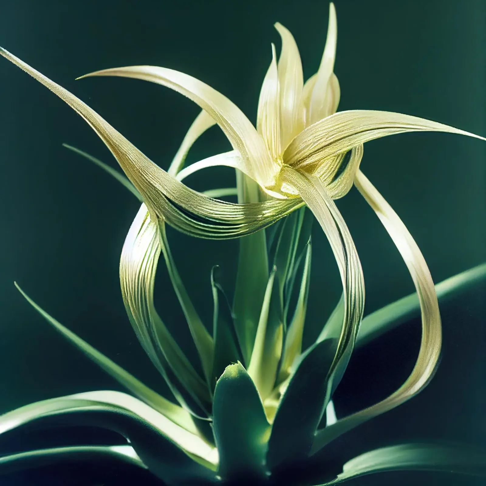 Macro fiore di Aloe Vera pellicola backlit da Bold Blooms