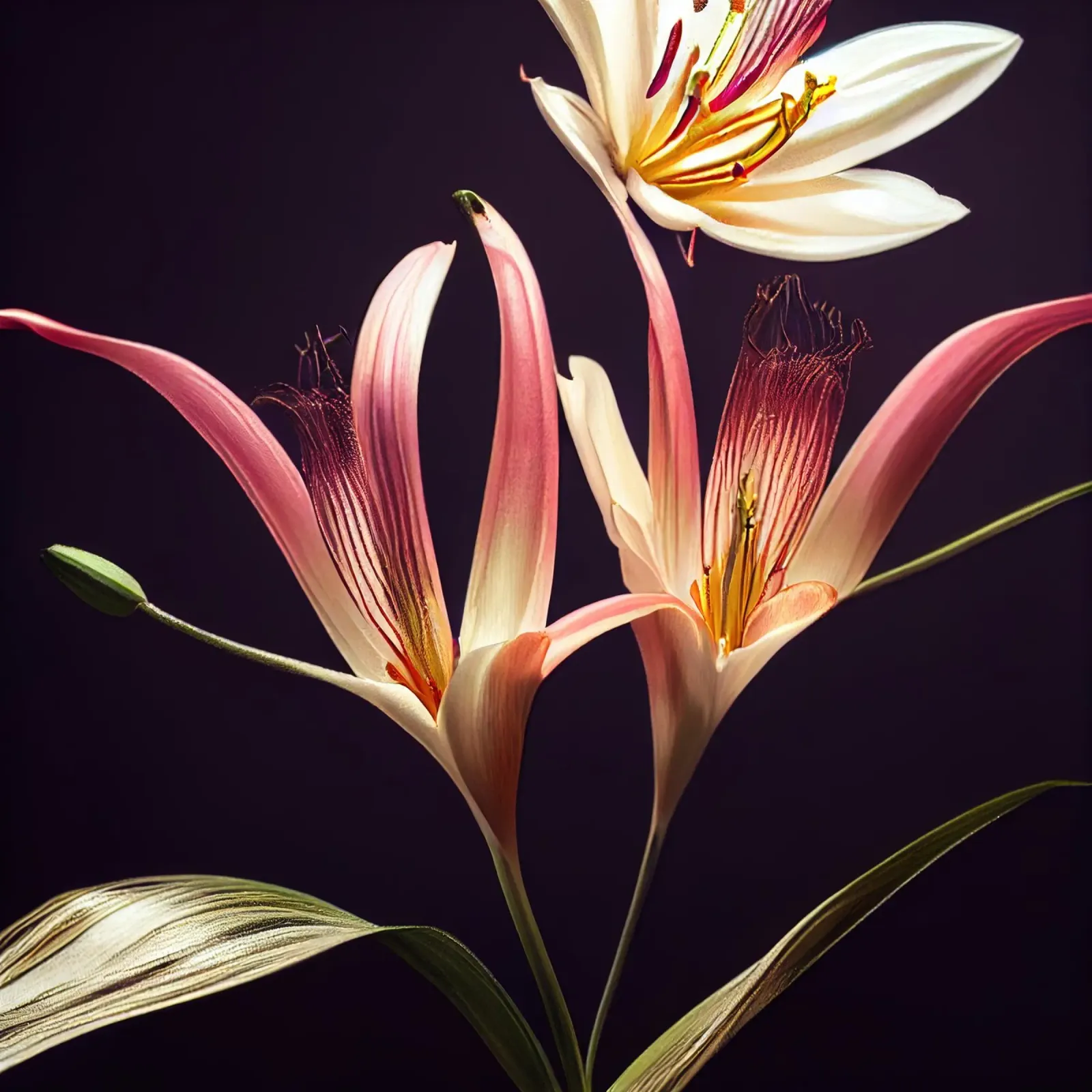 Macro fiore di giglio asiatico pellicola backlit da Bold Blooms