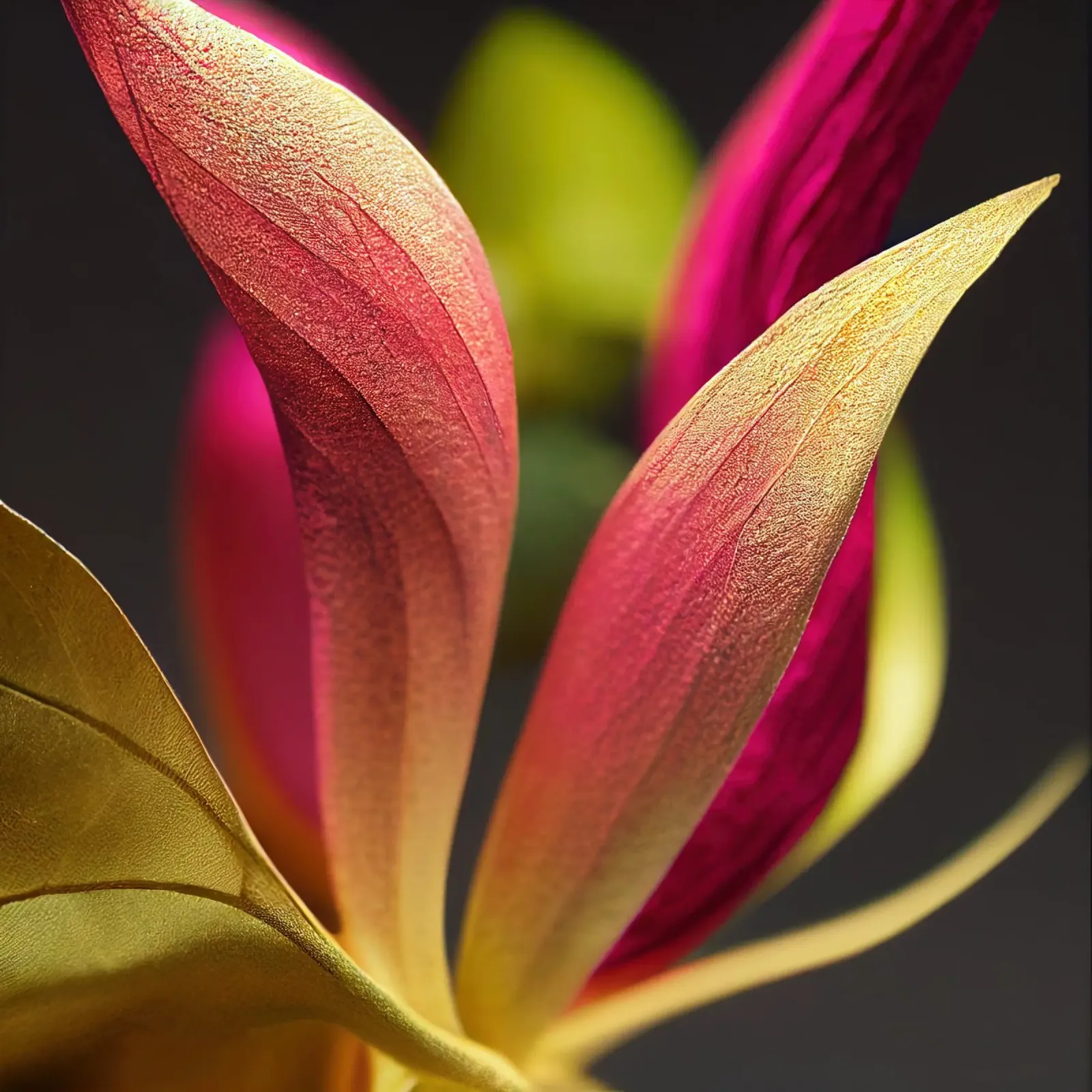 Macro Bougainvilea Flower pellicola backlit da Bold Blooms