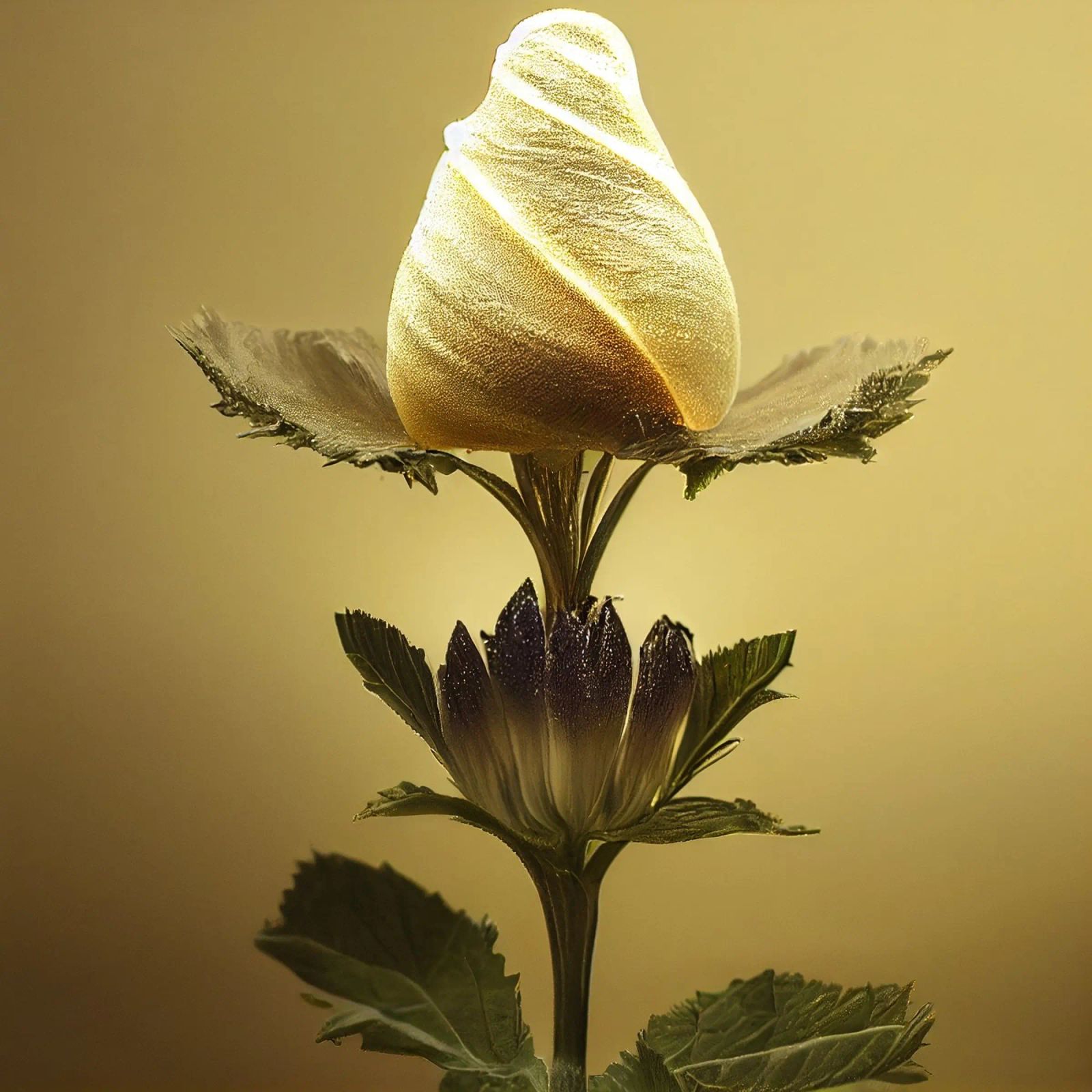Macro bava di malva plexiglass da Bold Blooms