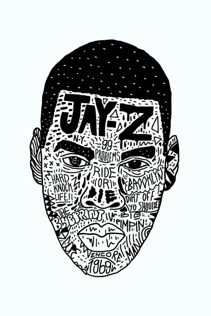 Jay Z pellicola backlit da Nick Cocozza