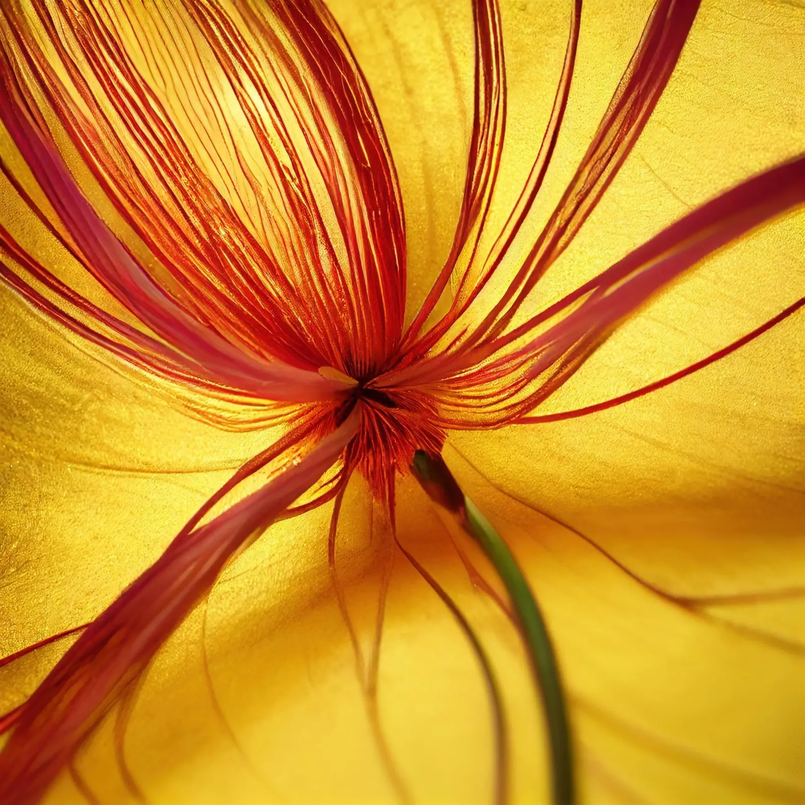 Macro Butea Monosperma Flower pellicola backlit da Bold Blooms