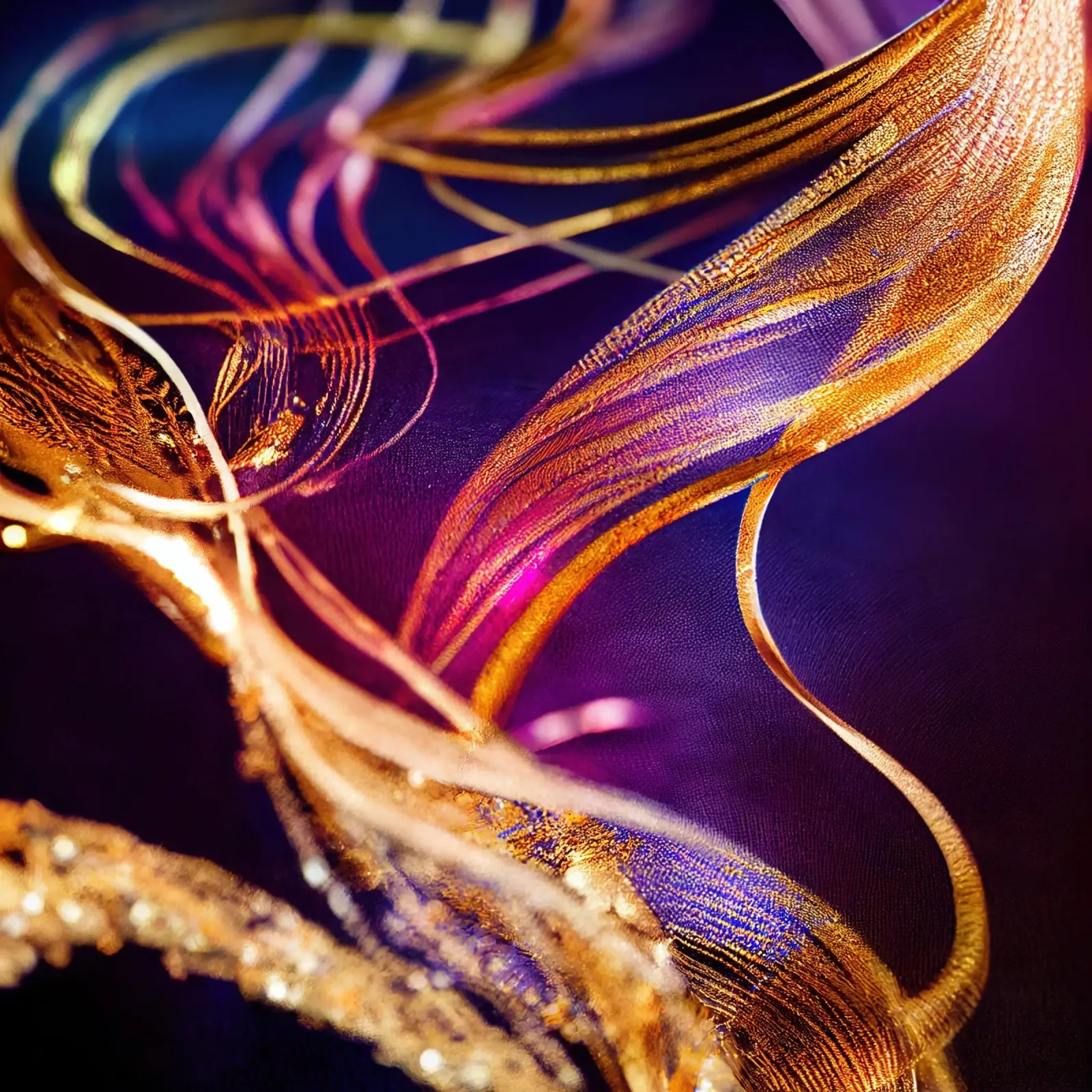 Macro Flor Chandramallika metacrilato de Bold Blooms