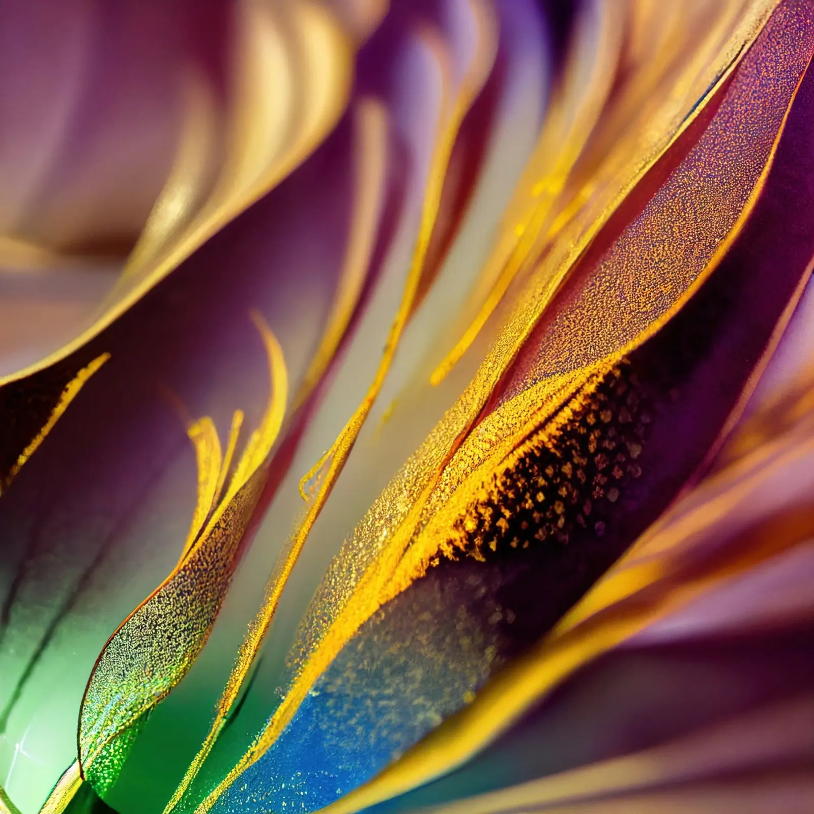 Macro Corona di fiori pellicola backlit da Bold Blooms