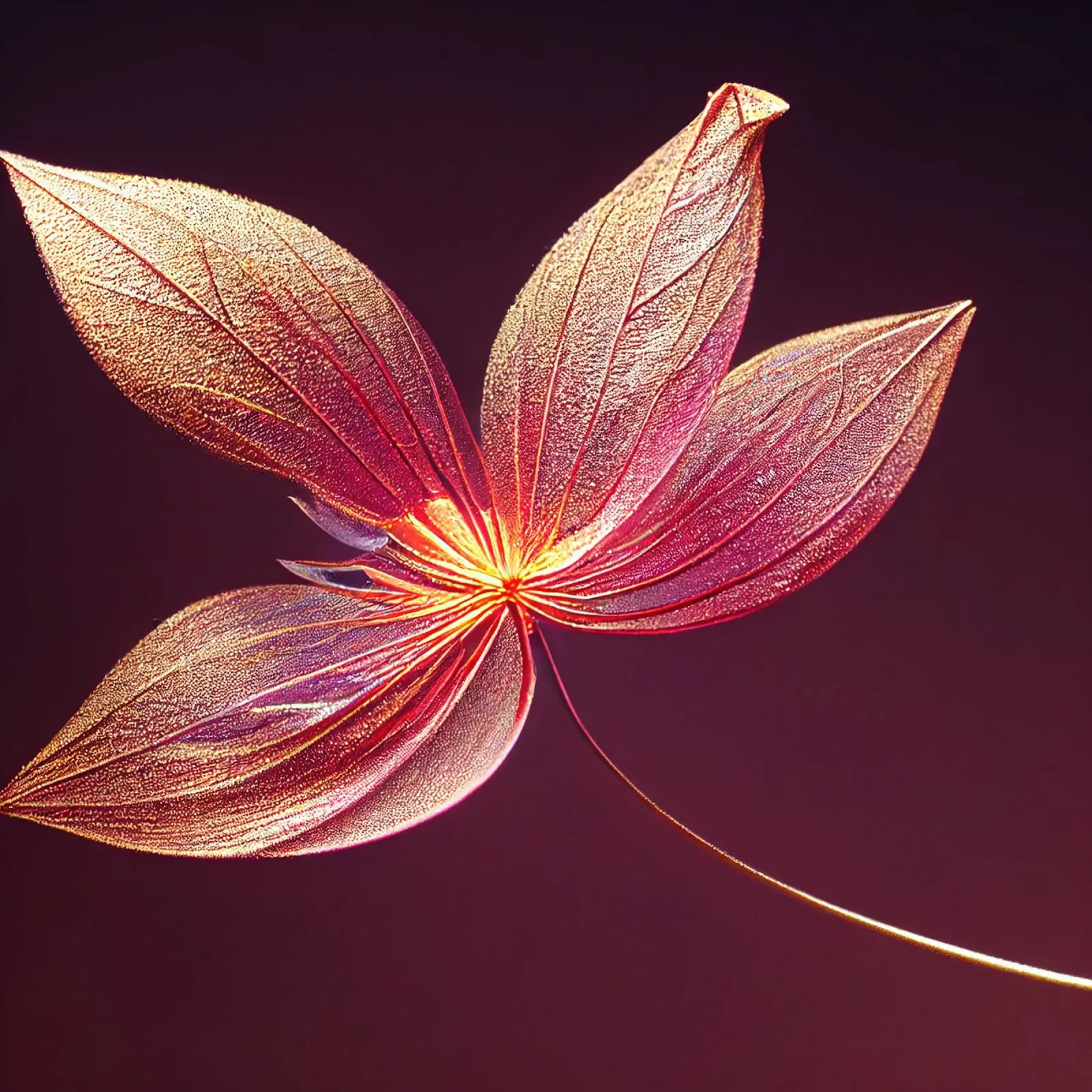 Macro Delonix Regia Flower pellicola backlit da Bold Blooms