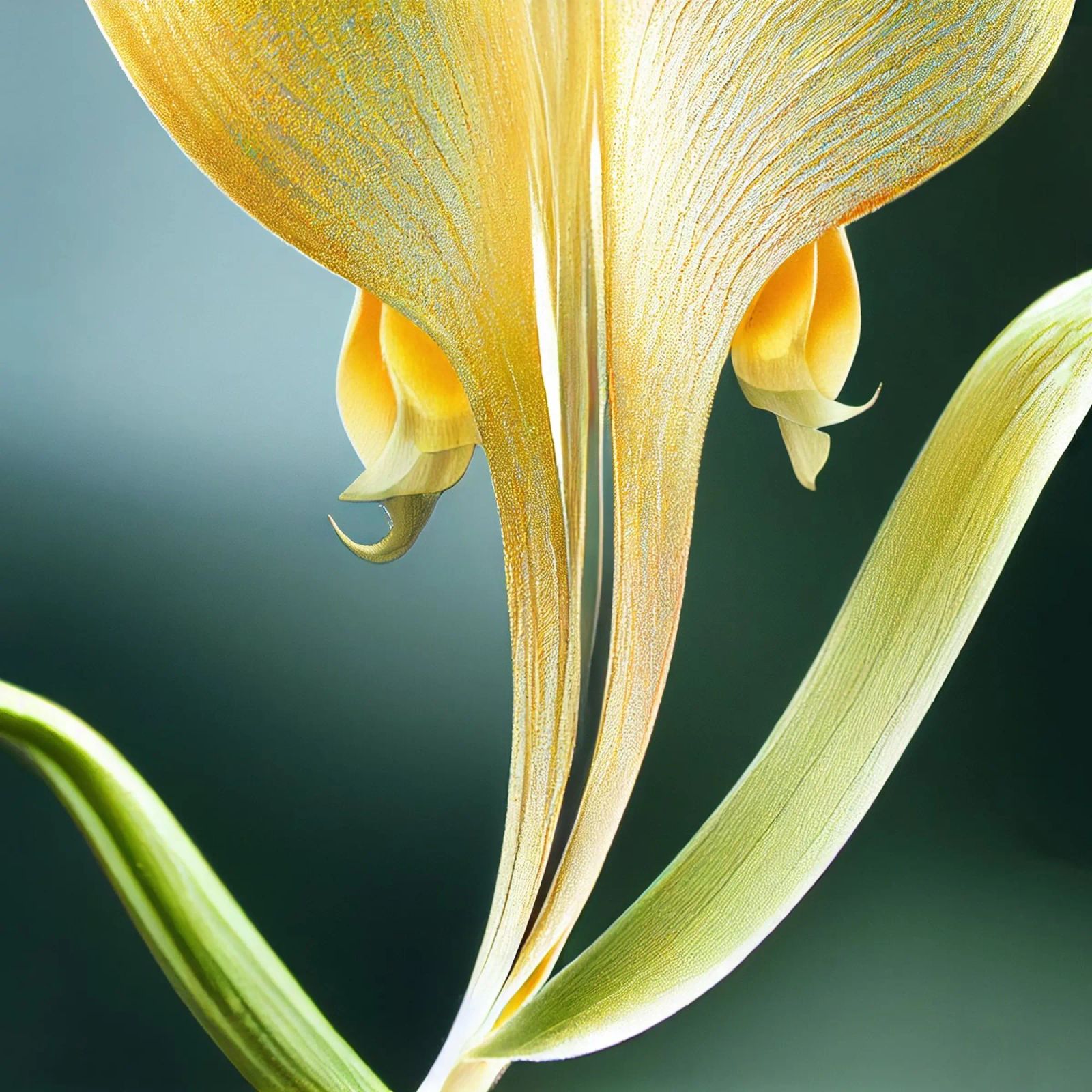 Macro fiore di orchidea coda di volpe carta hahnemühle da Bold Blooms