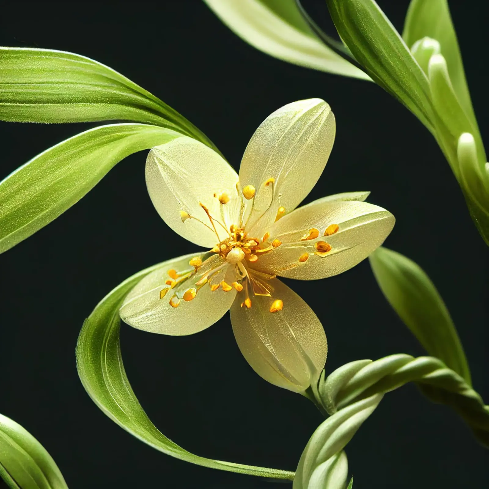 Macro fiore di iperico pellicola backlit da Bold Blooms