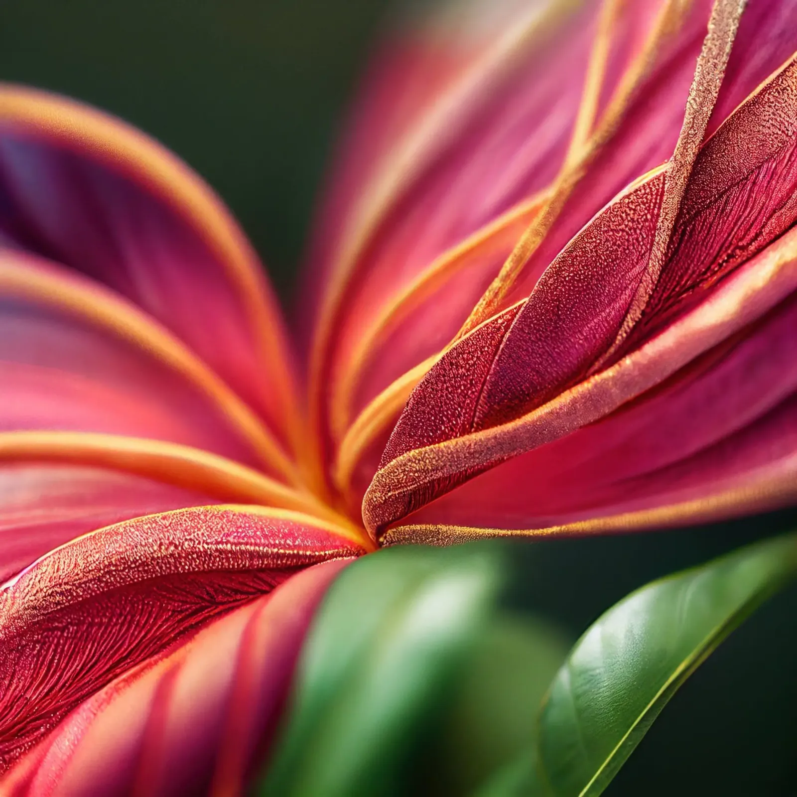 Macro Ixora Coccinea Flower pellicola backlit da Bold Blooms