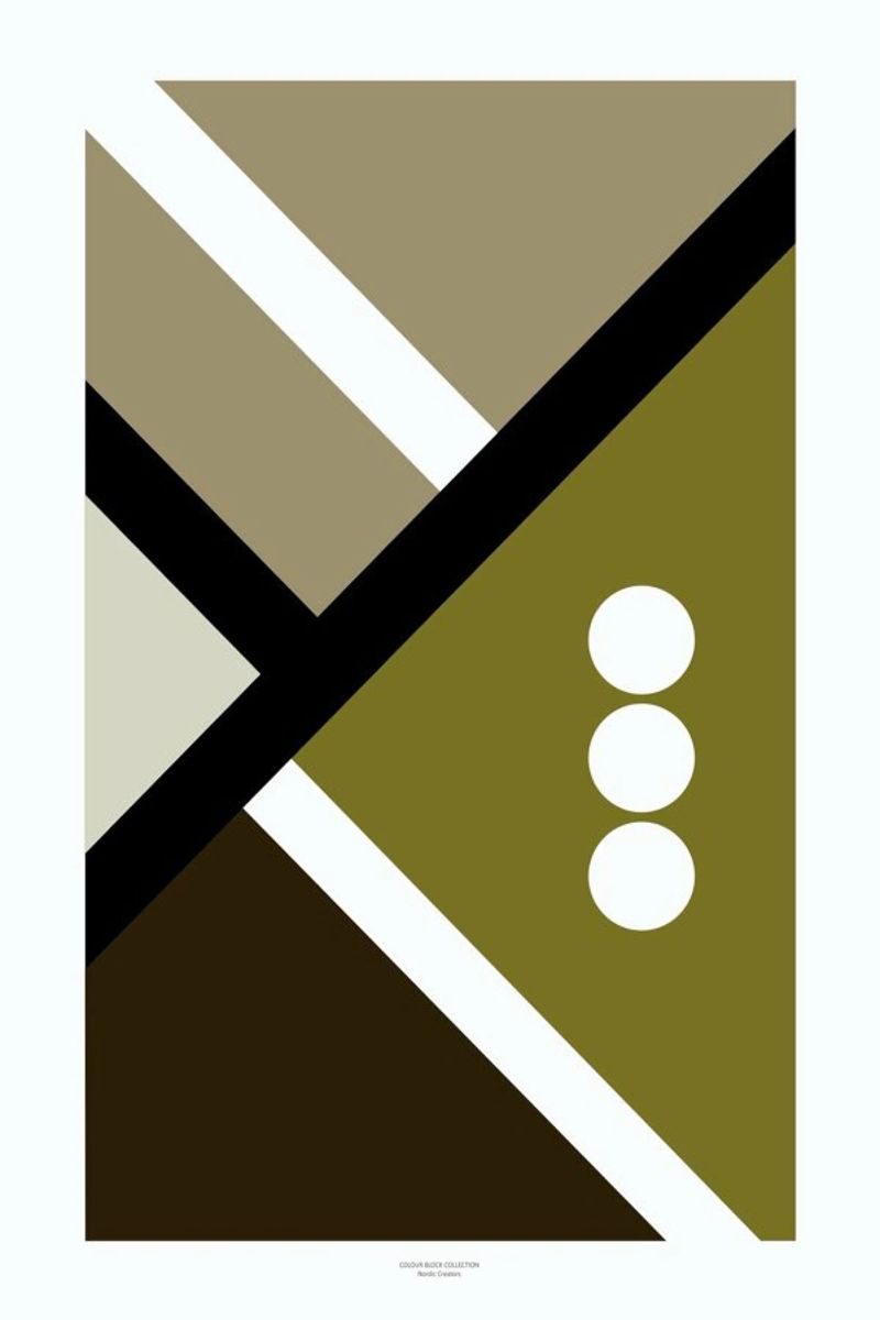 Colour Block I poster da Nordic Creators