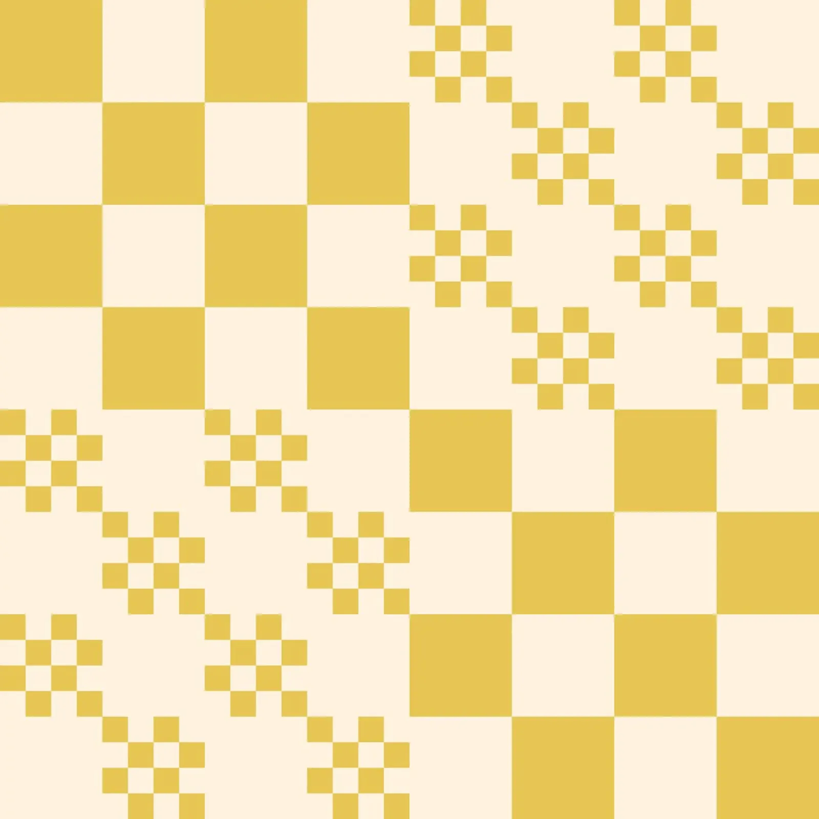 Funky grid pattern canvas by Wackapacka