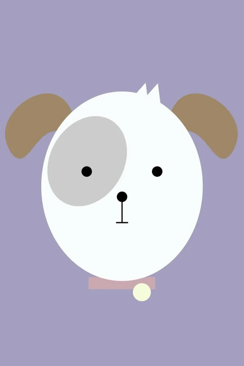 Bonnie the Dog canvas by Marx & Croft